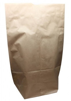 Papier-Bodenbeutel 5kg braun 2-lagig, Pergamenteinlage fettdicht